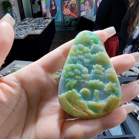 颈饰未镶嵌翡翠一个