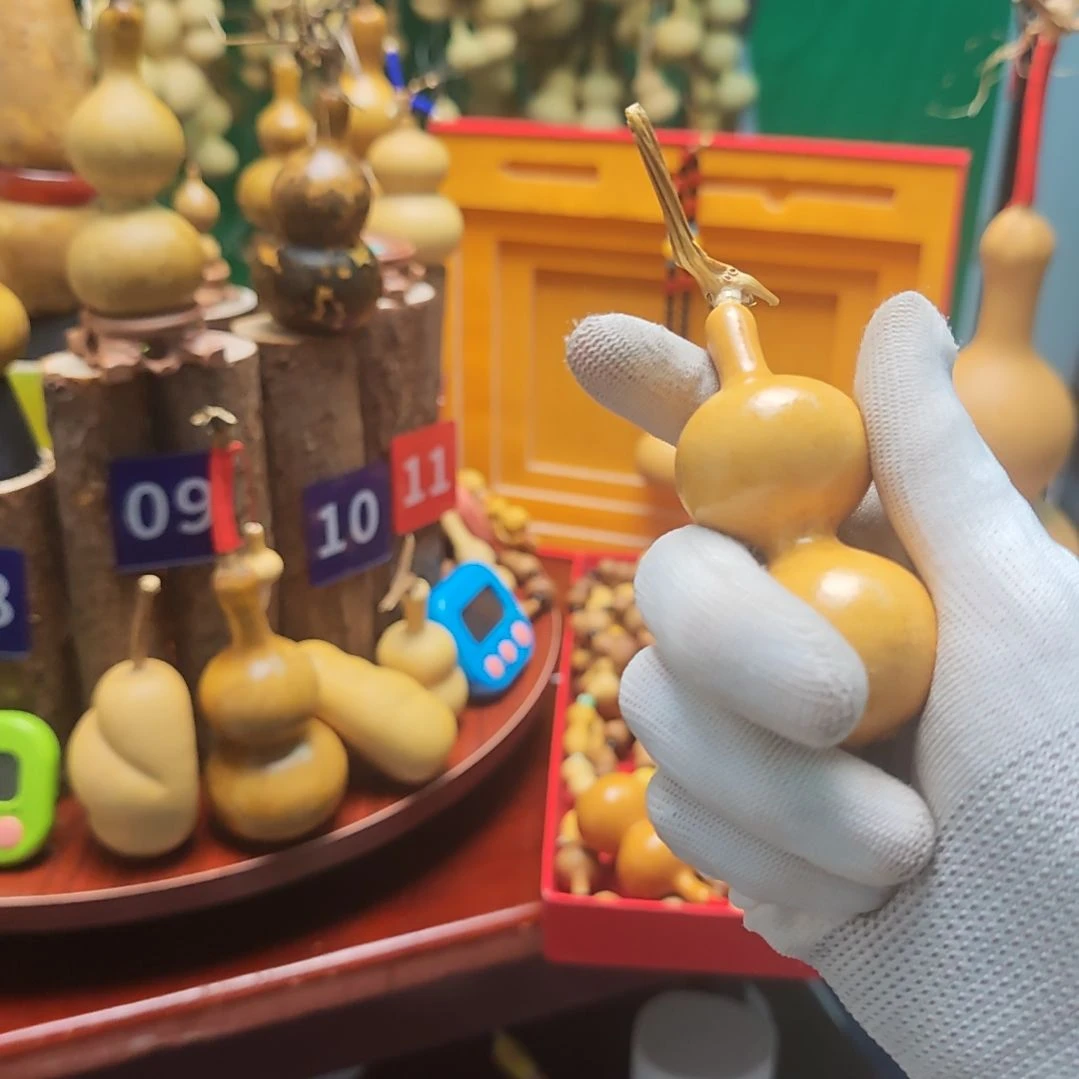 有机玻璃纯天然手把件葫芦