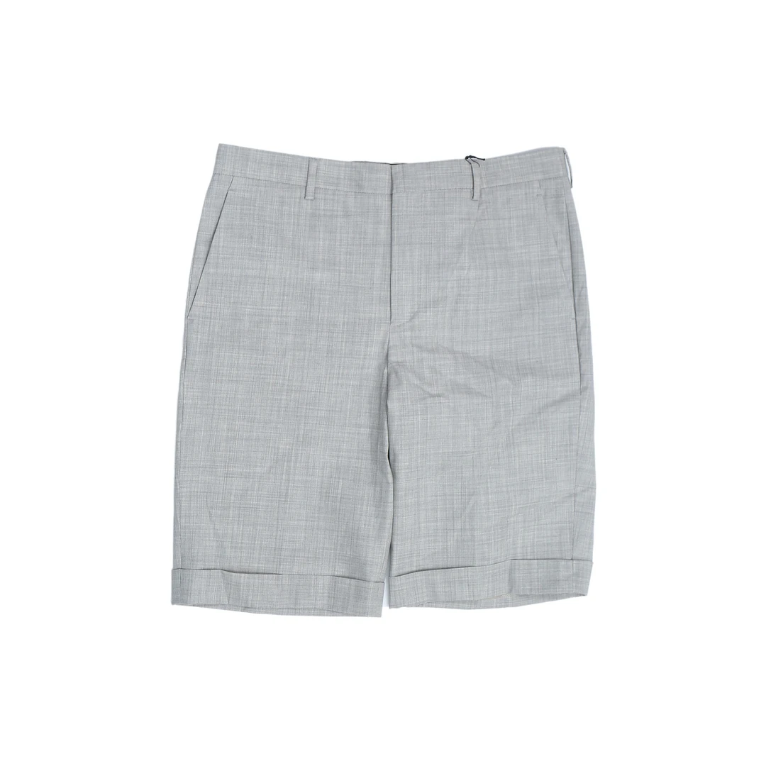 99新 Balenciaga/巴黎世家 小花Jerry活动休闲短裤 灰色 常规码48