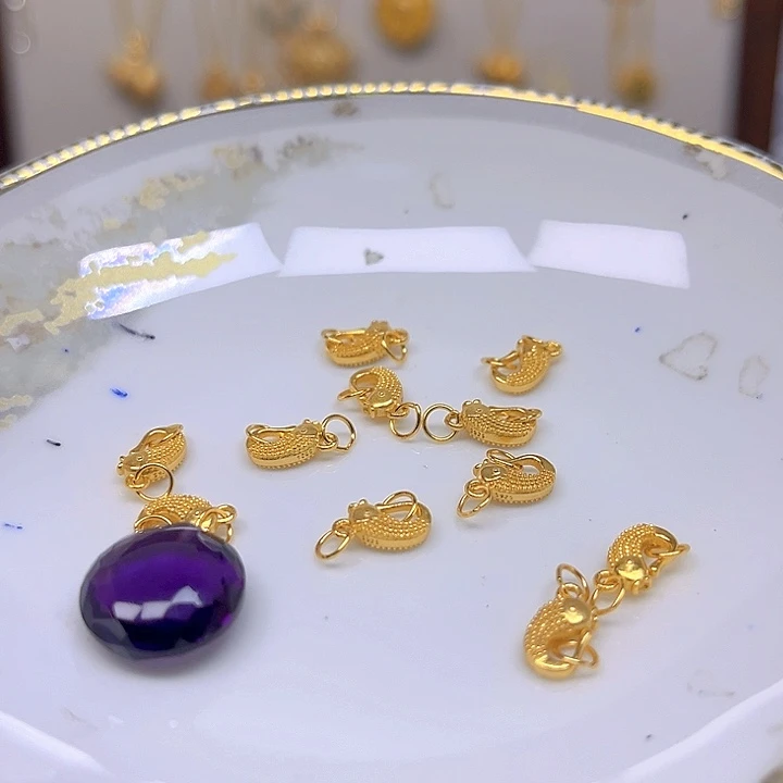 紫晶颈饰银S925镶嵌紫晶925镶嵌62