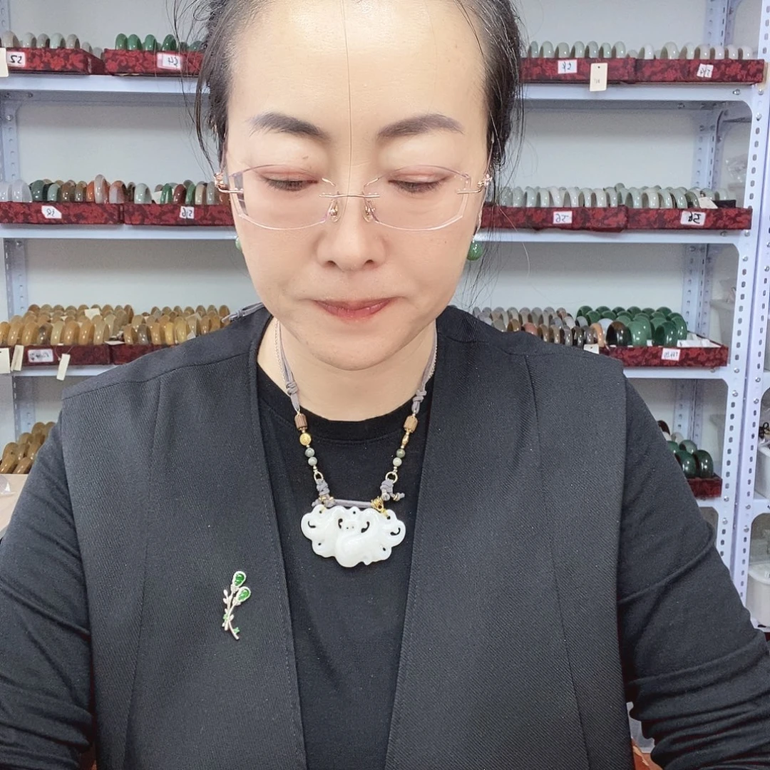 石英质玉未镶嵌项链