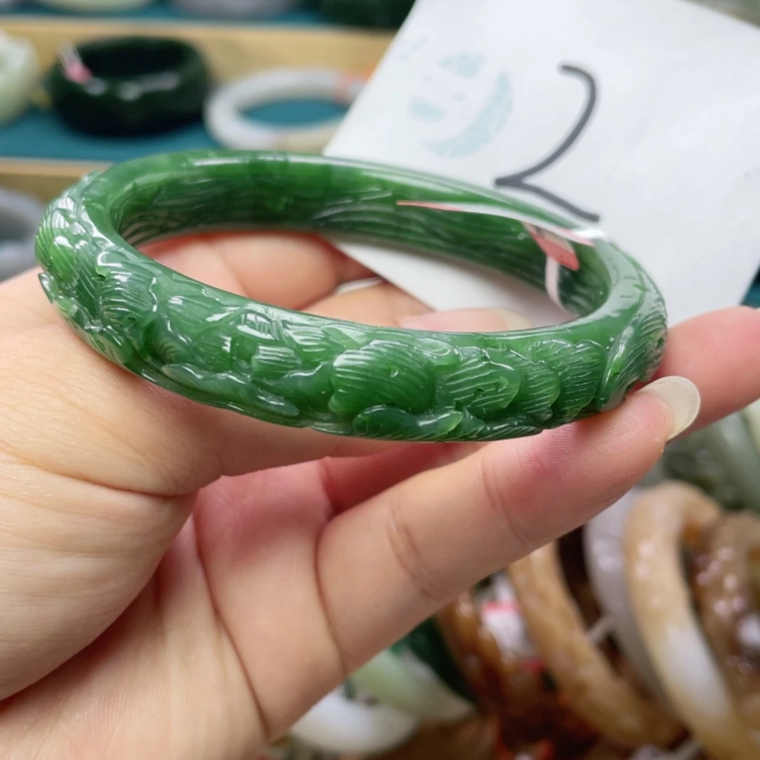 未镶嵌手镯和田玉圈口62