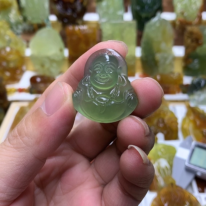 蛇纹石玉未镶嵌珠宝半成品