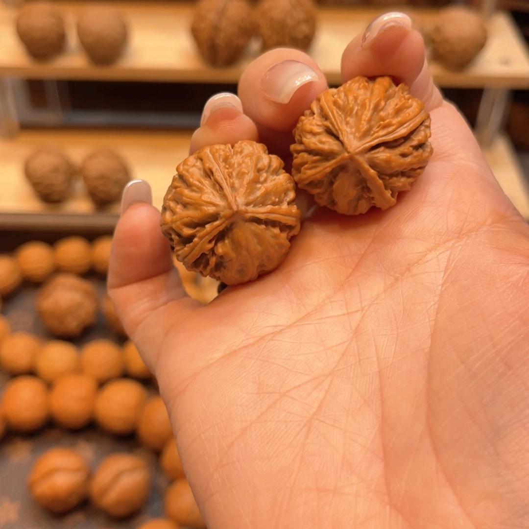 文玩核桃把件我***妞1314楸子手捻