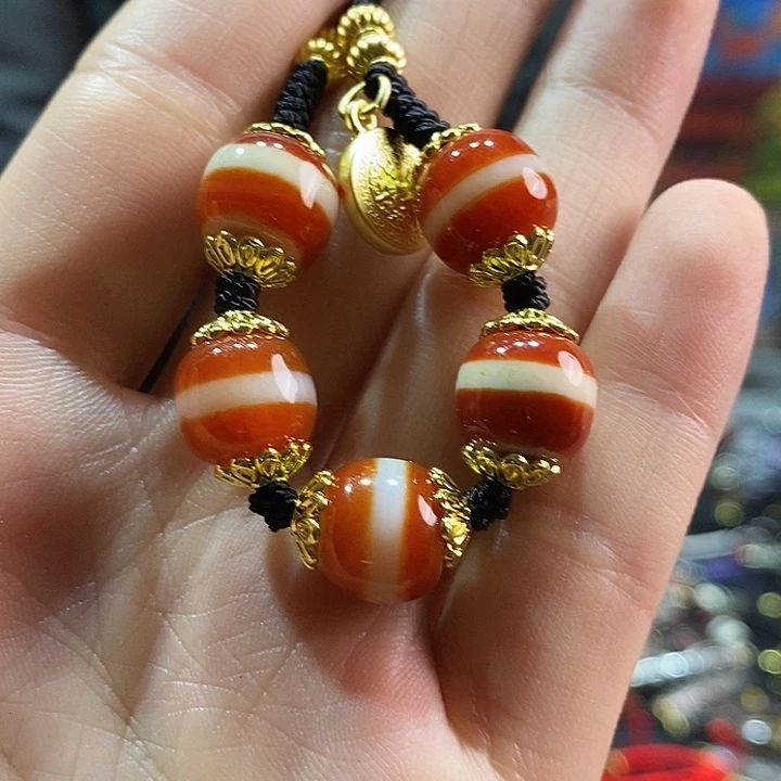 玛瑙/玉髓颈饰合金122