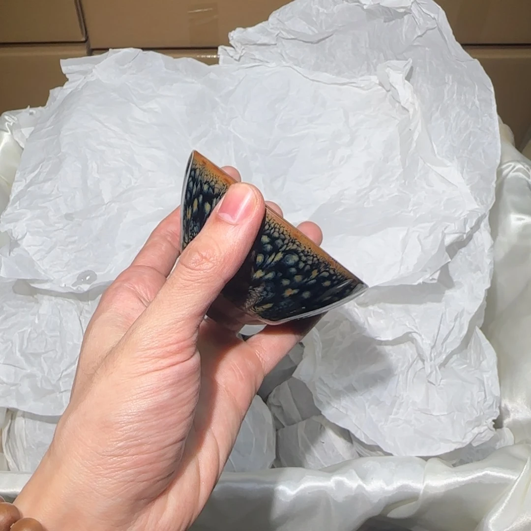 茶盏微瑕建盏，介意勿拍