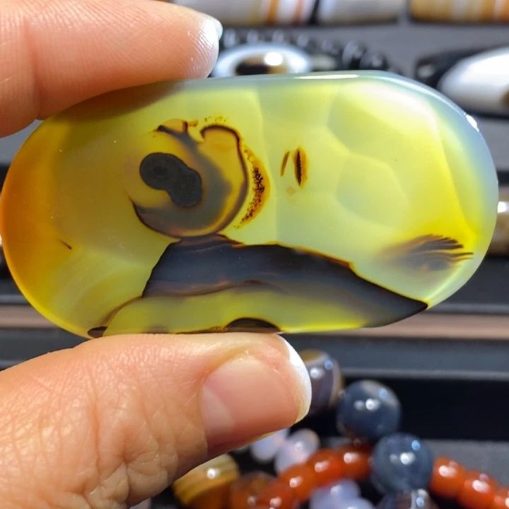 玛瑙/玉髓未镶嵌挂件