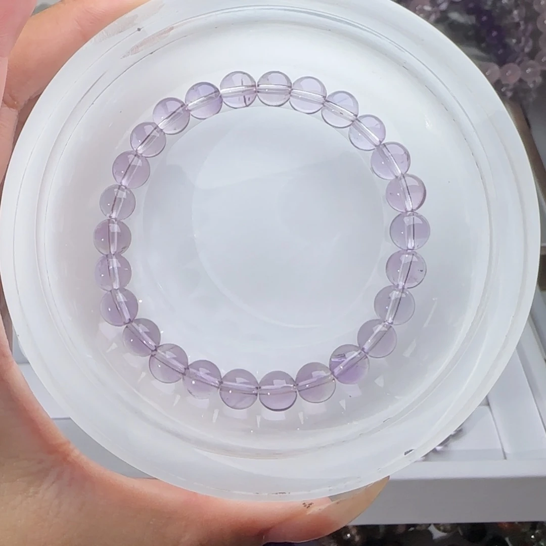 水晶手链未镶嵌Q****Q玻利维亚7mm