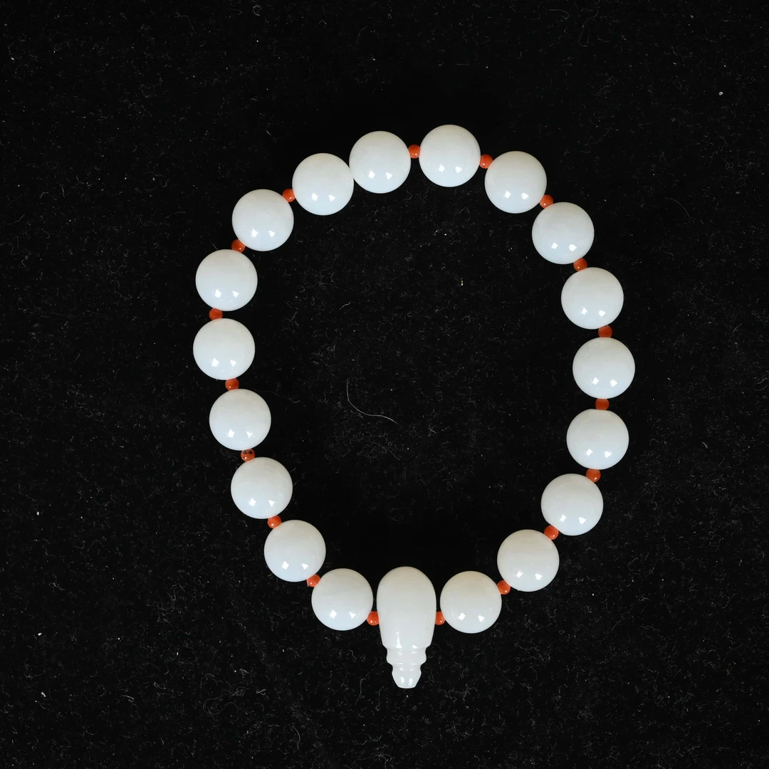 清代素面圆珠手持/CT.201070/集萃斋