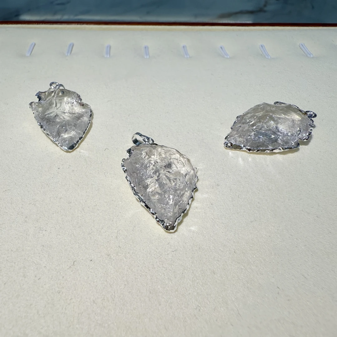 【书记甄选】 天然白水晶吊坠 多样性发一件 GBB206