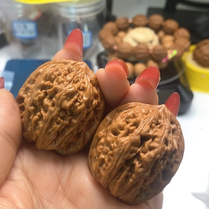 文玩核桃把件蓝*咂凤凰台