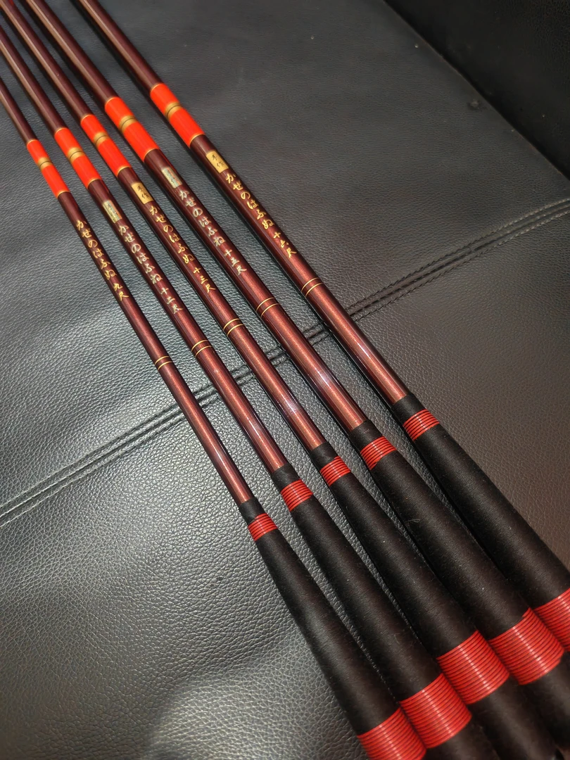 新款日系钓竿鲫鱼竿超轻5H28调钓鱼竿手竿台钓竿渔具