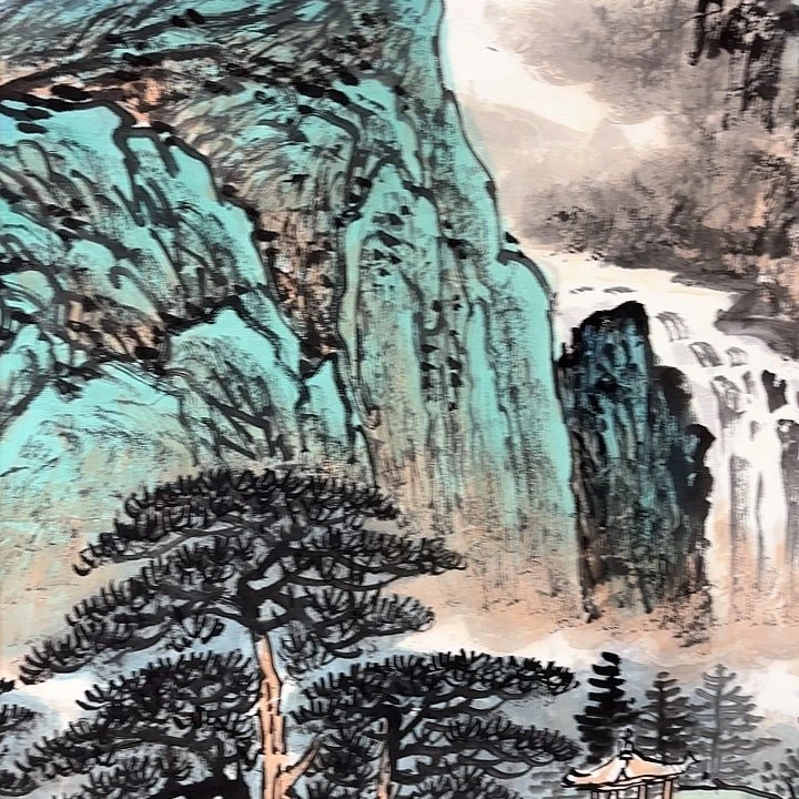 国画人**雨国画作品展！