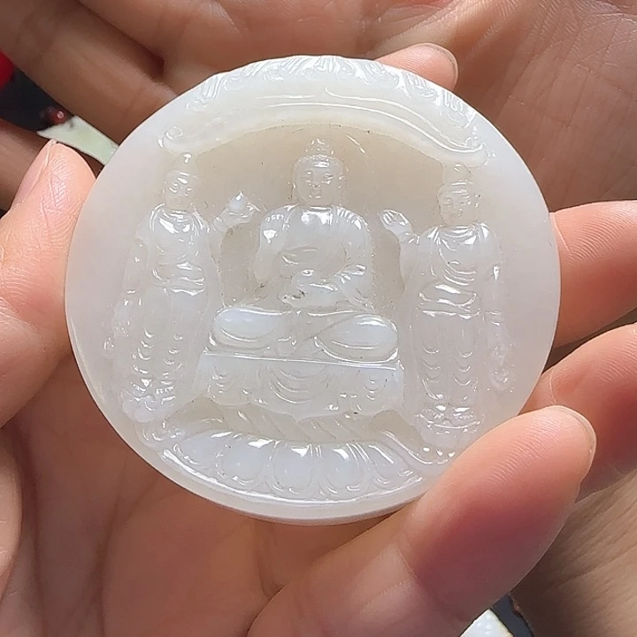 和田玉车挂未镶嵌