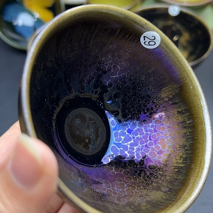 茶盏建窑建盏主人杯微瑕