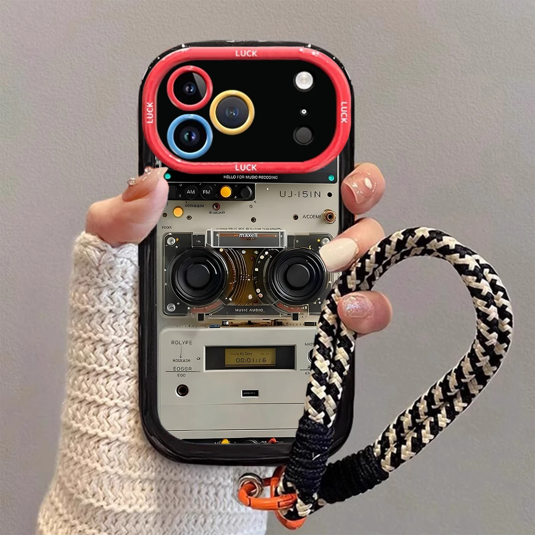 适用iPhone17手机壳16plus苹果17promax全包防摔收音机air