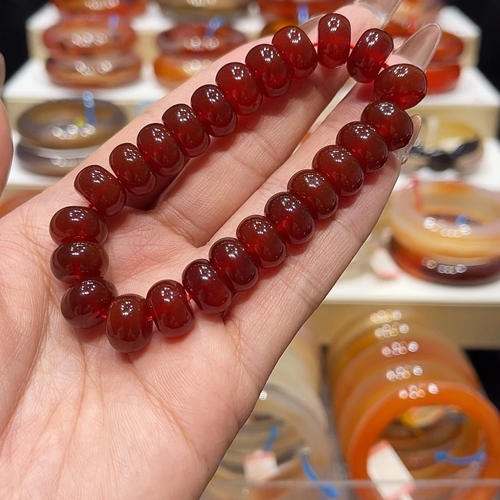 玛瑙/玉髓手镯未镶嵌背***睛