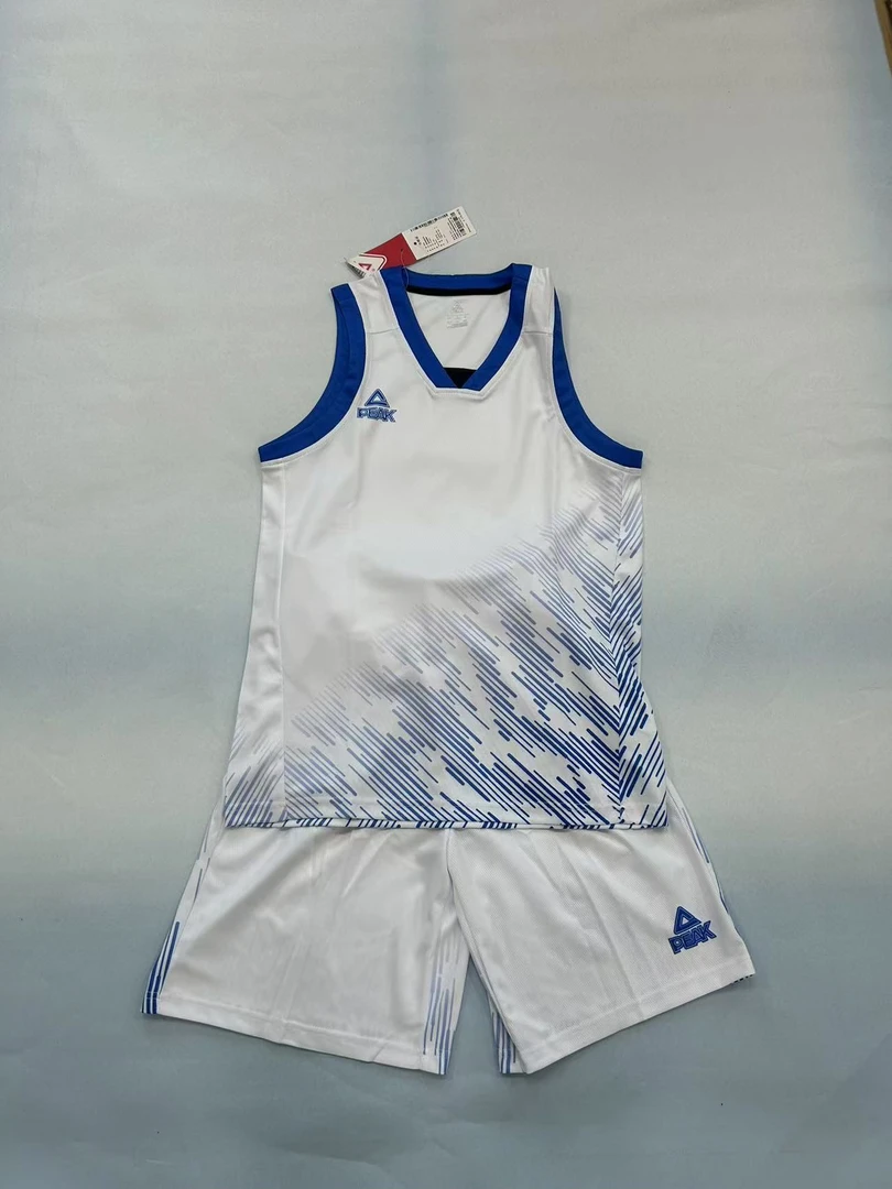 匹克情侣款夏季篮球服套装休闲运动服大码短裤短袖T恤套装F783021