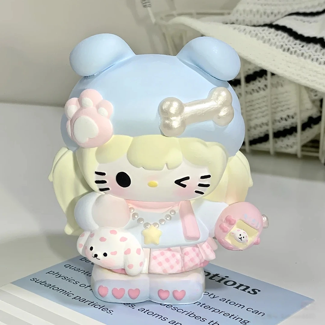 小骨头HelloKitty大号香薰石膏娃娃涂色玩具摆件亲子涂色石膏娃娃