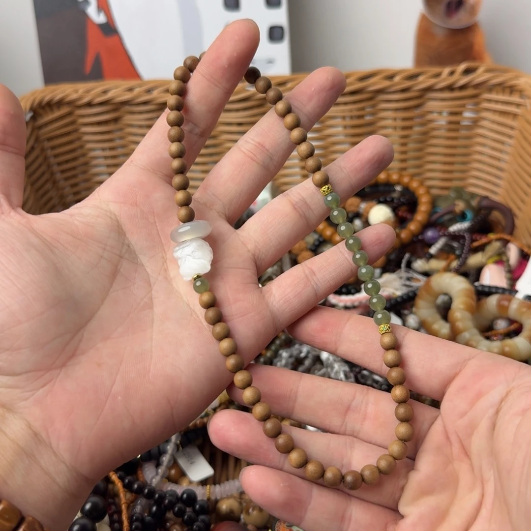 和田玉（糖玉）手链未镶嵌