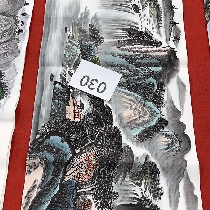 国画新年快乐新播纯手绘