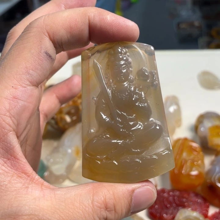 玛瑙/玉髓未镶嵌吊坠(不含链)