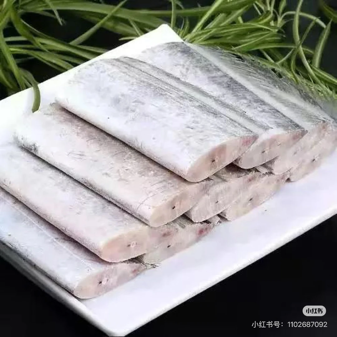 新鲜海捕小眼带鱼段去头去尾肉质厚实