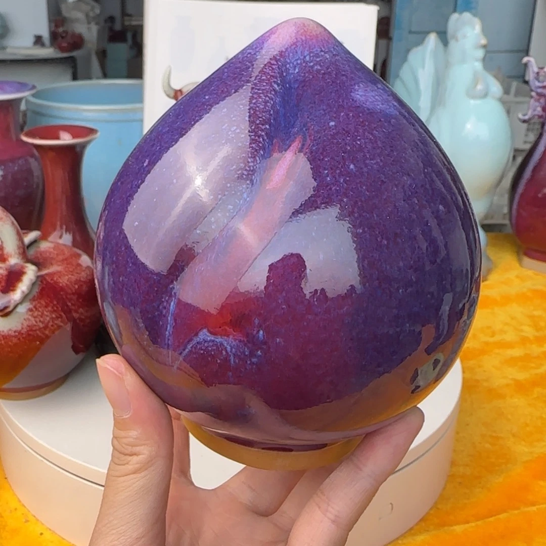 摆件陶郑家钧窑摆件