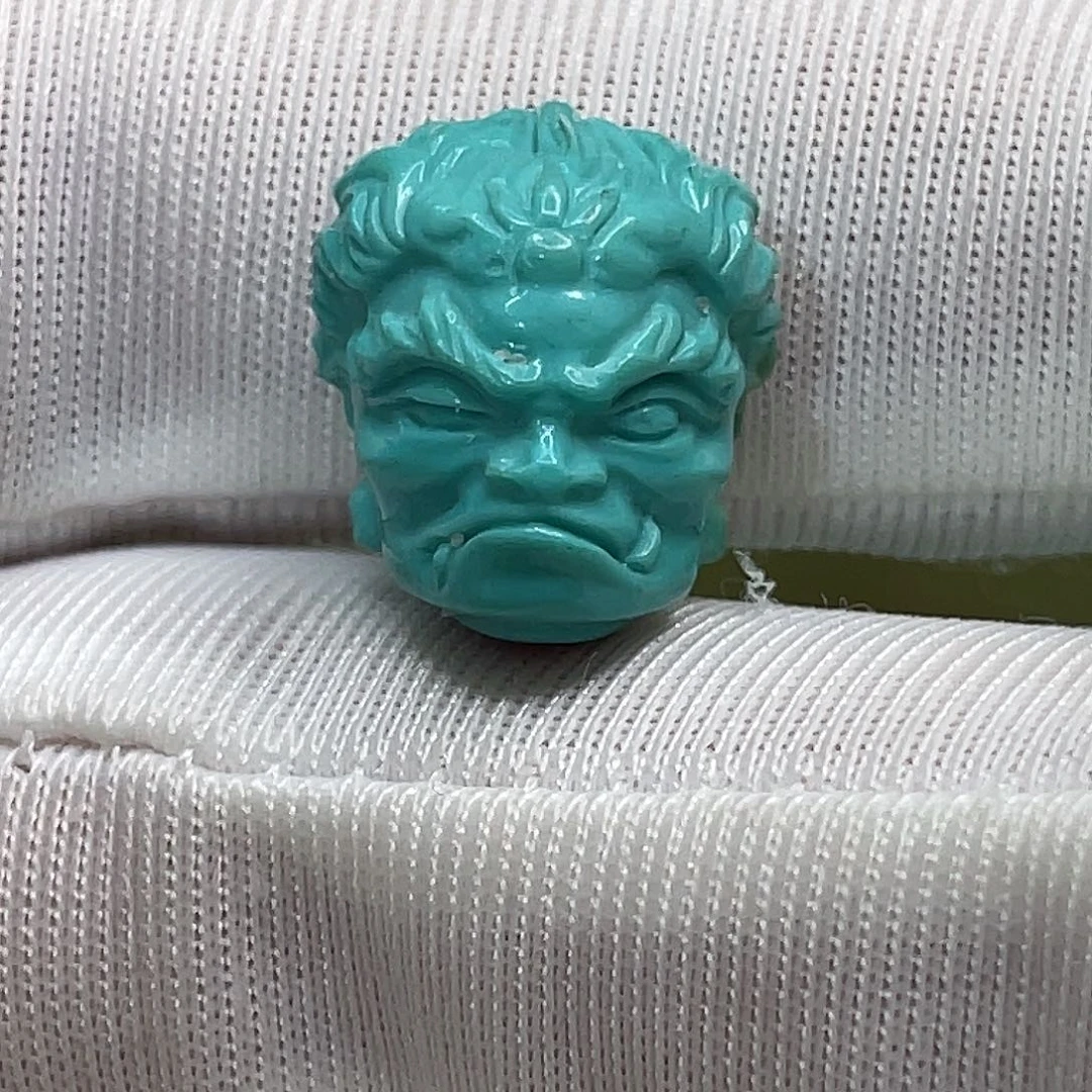 绿松石未镶嵌挂件