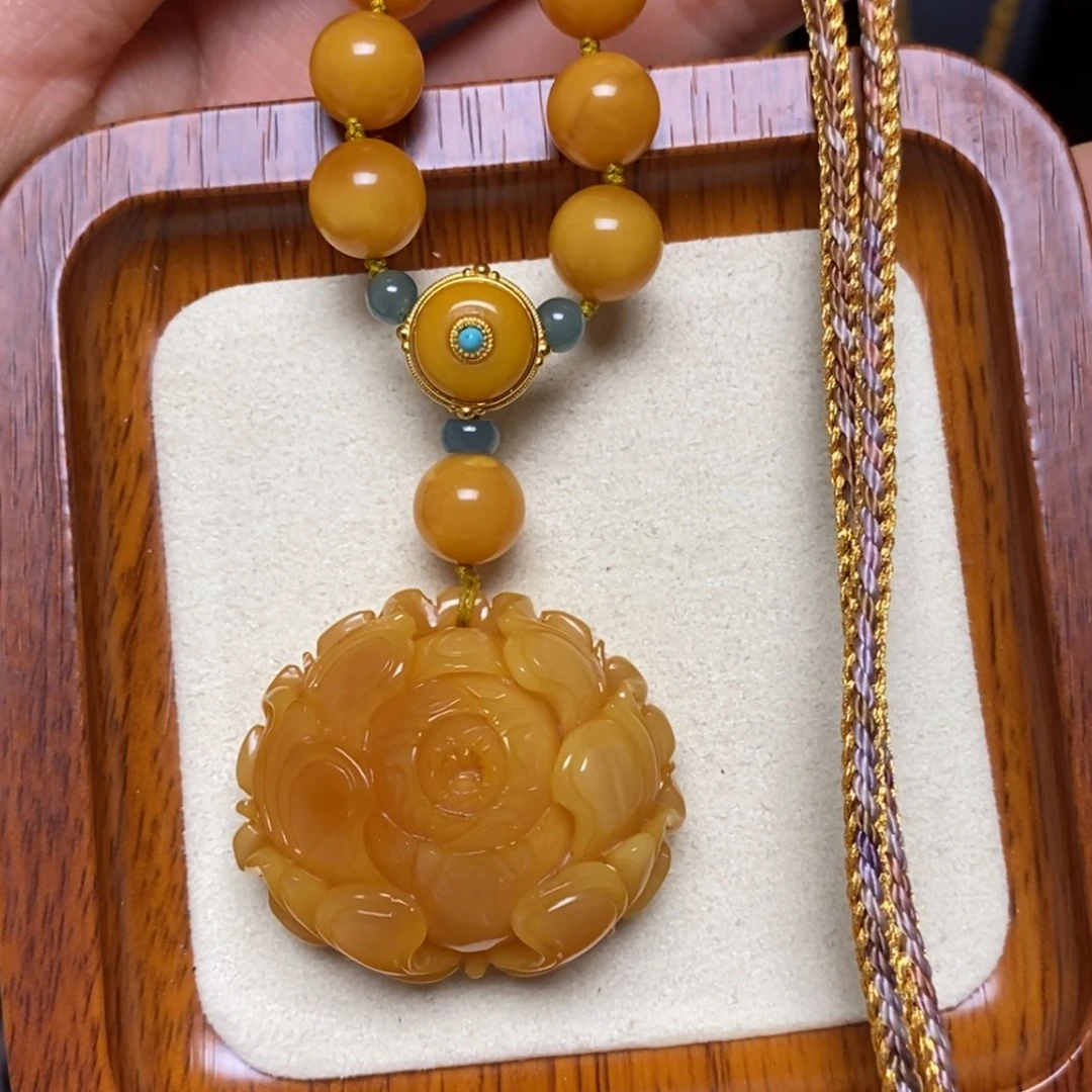 【闪购商品】蜜蜡颈饰未镶嵌项链