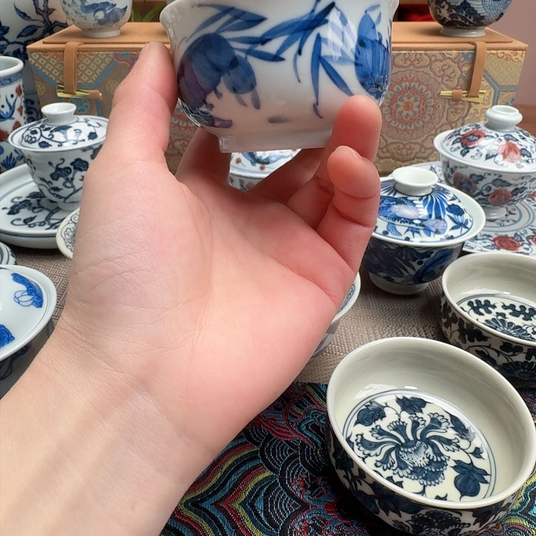 景德镇清风瓷影手绘茶具