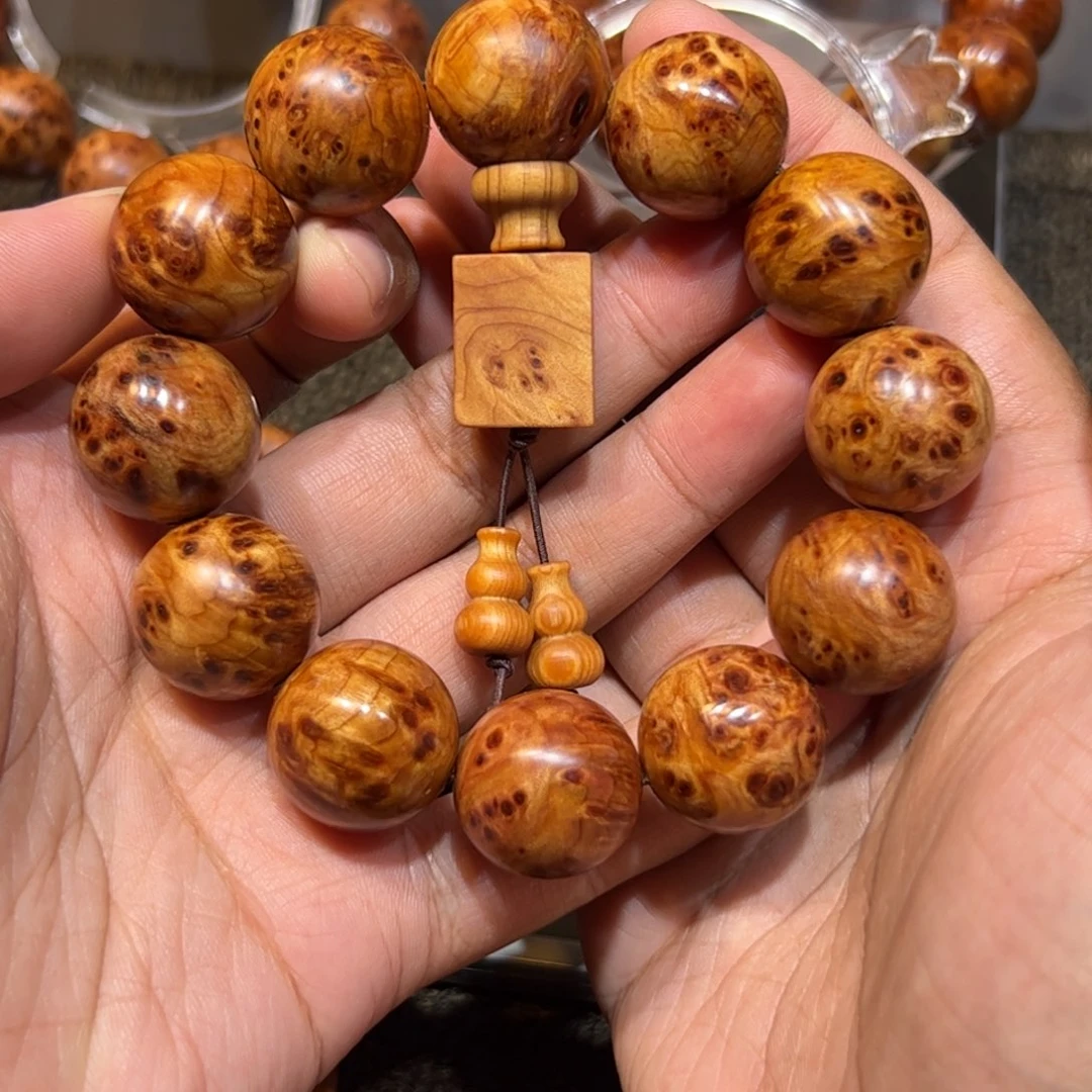 柏木（崖柏）手串/手链2.0黄金底入门级瘤疤手串
