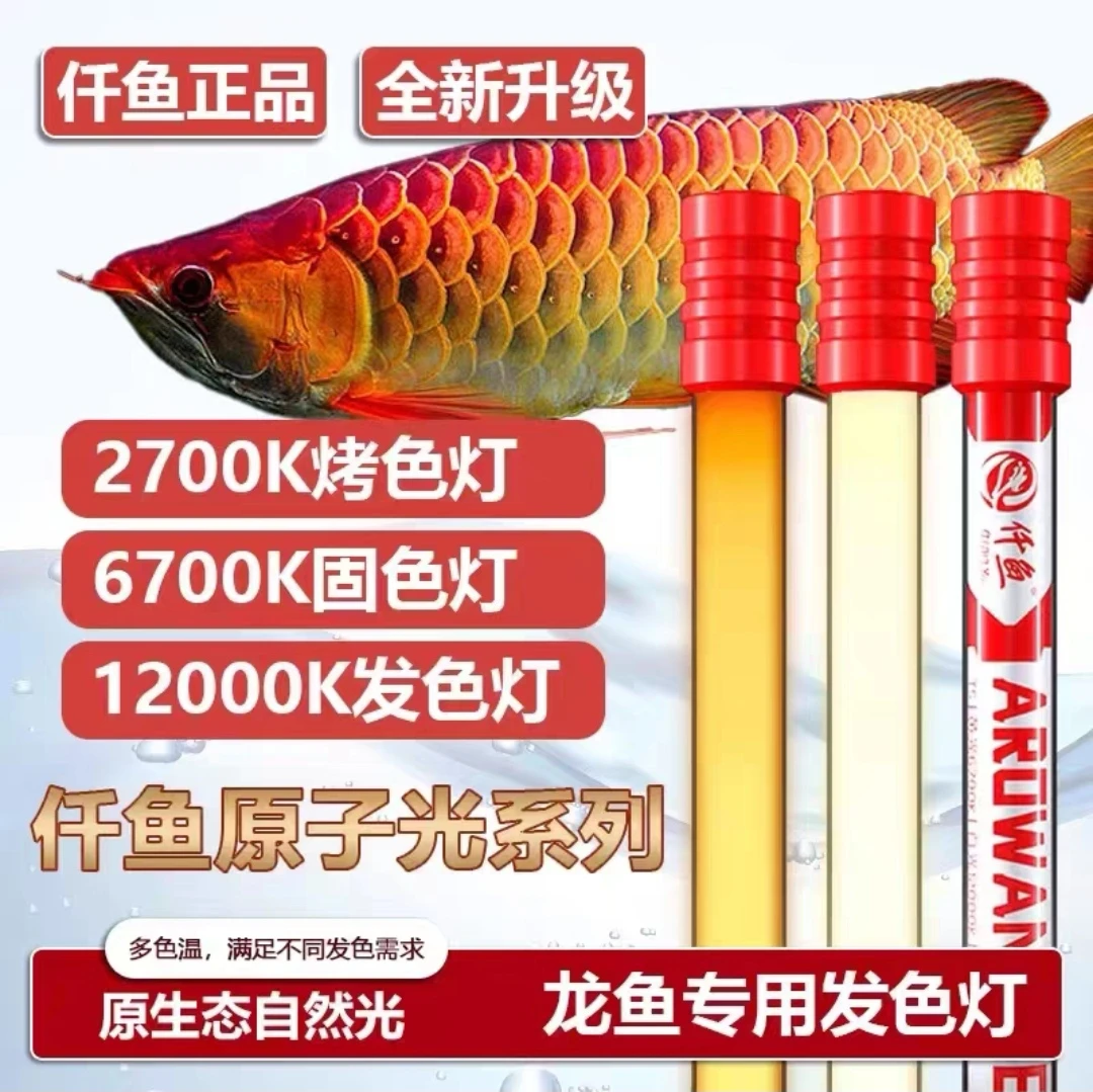 仟鱼nec龙鱼专用灯发色灯增色三基色鱼缸灯红龙金龙鱼灯潜水灯