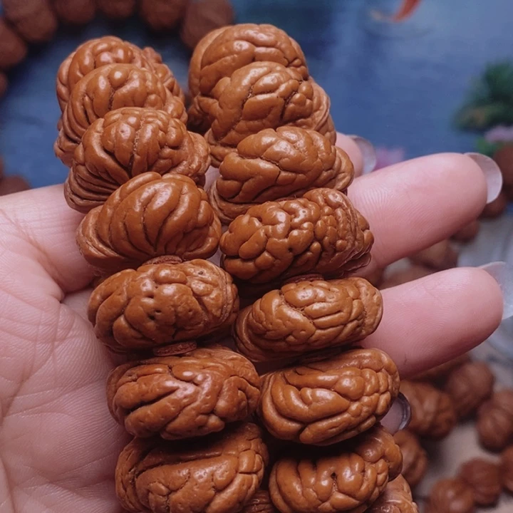 嘟***记文玩核桃手串龙纹桃核