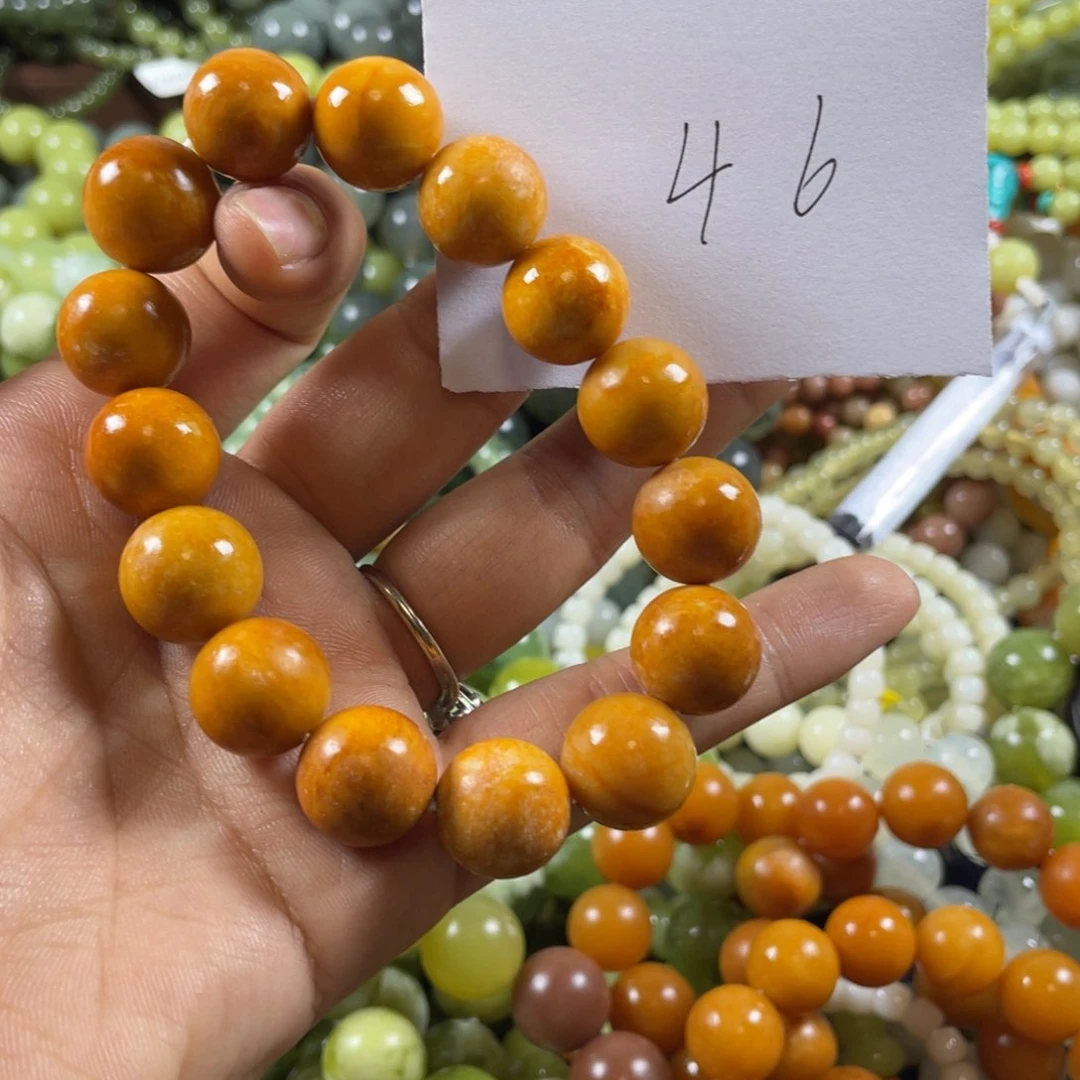 未镶嵌蛇纹石玉手串