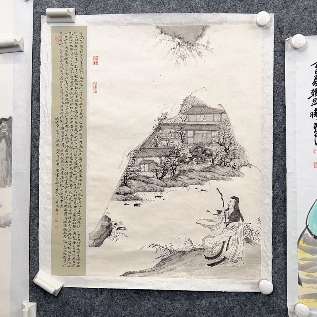 纸本国画（f35499）人物 书画