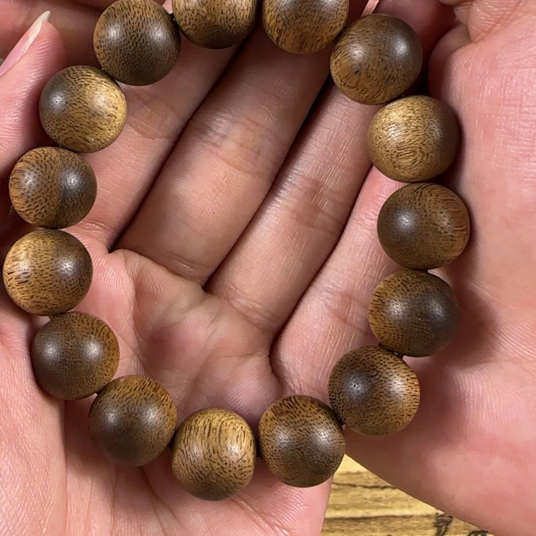 手串沉香白棋乌身卡1.4