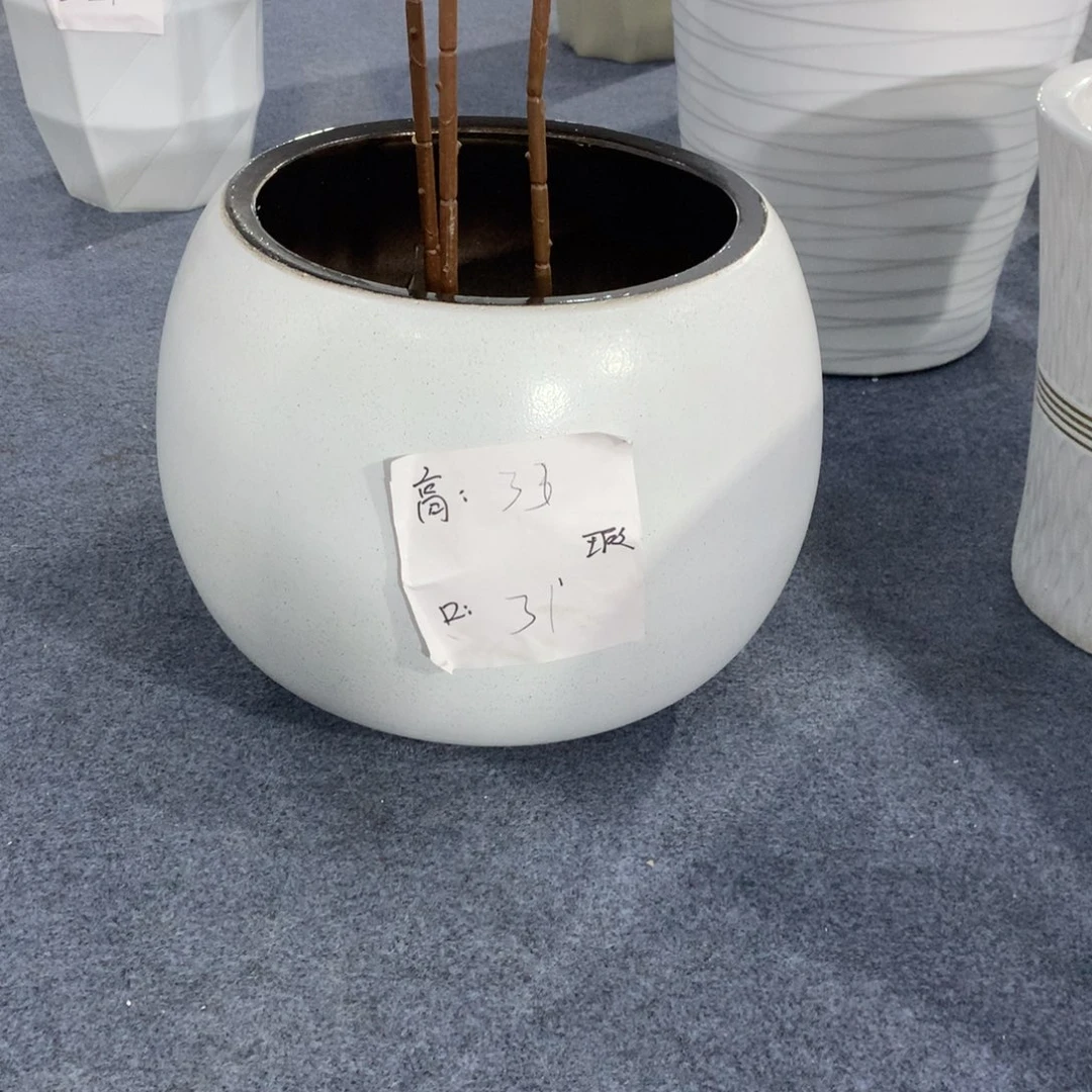 高温陶瓷花盆微瑕