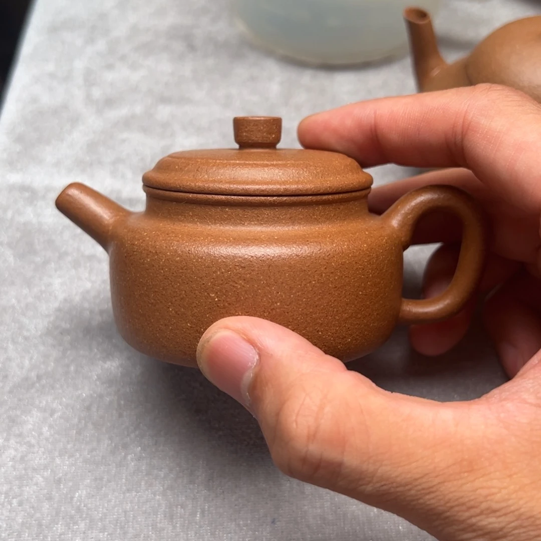 茶壶紫砂金降坡矮德钟95cc