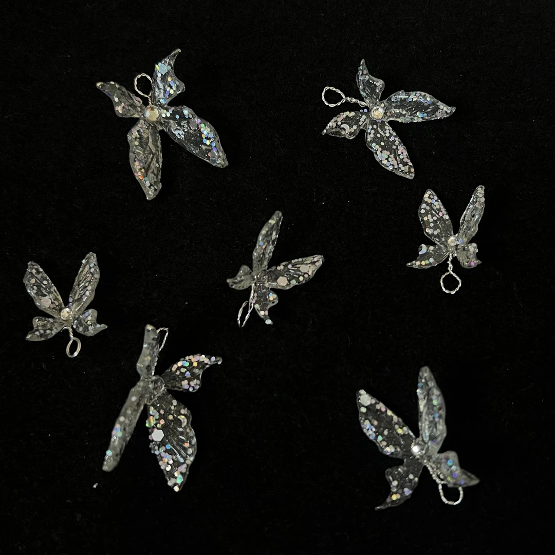 禧設新娘西式小蝴蝶婚纱配饰