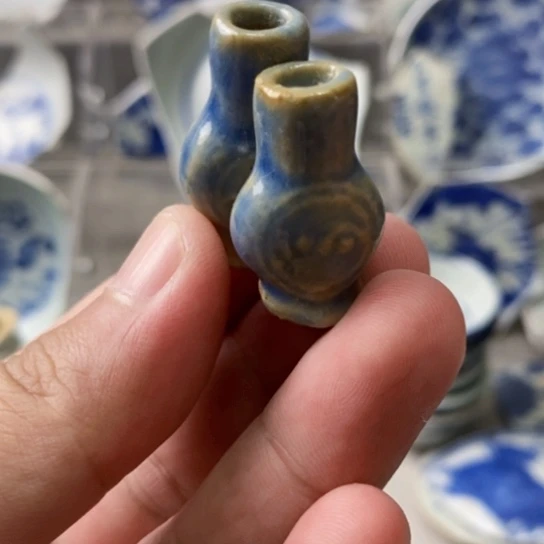 瓷片现代瓷器青花瓷片