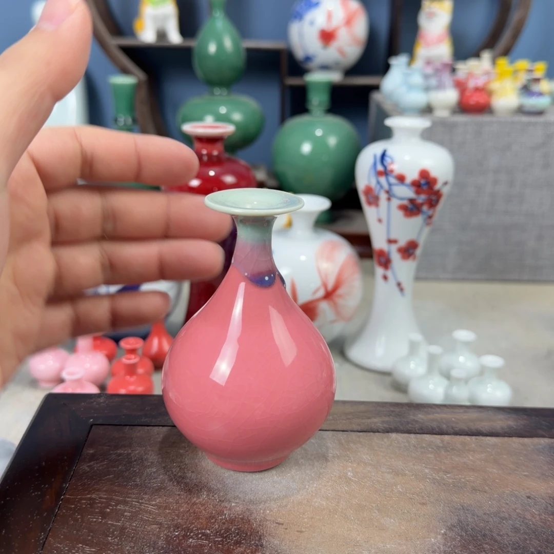 陶瓷手工小花器摆件