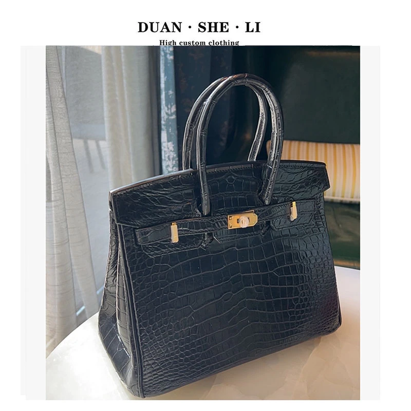 【漫姐稀有皮臻选】25年秋冬新款BK鳄鱼皮真皮女包时尚高级贵气感包