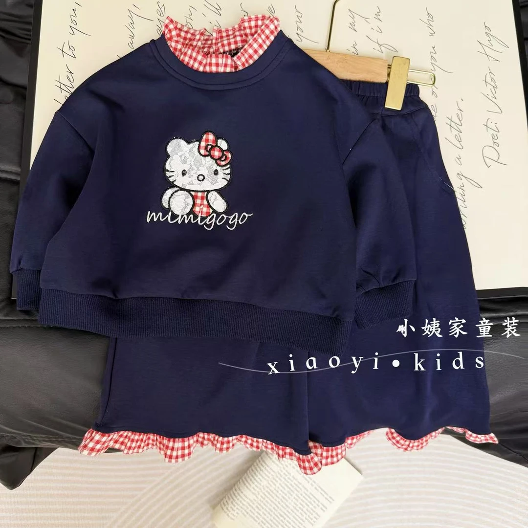 【连帽】新款休闲童装卡通拉链秋款套装秋季