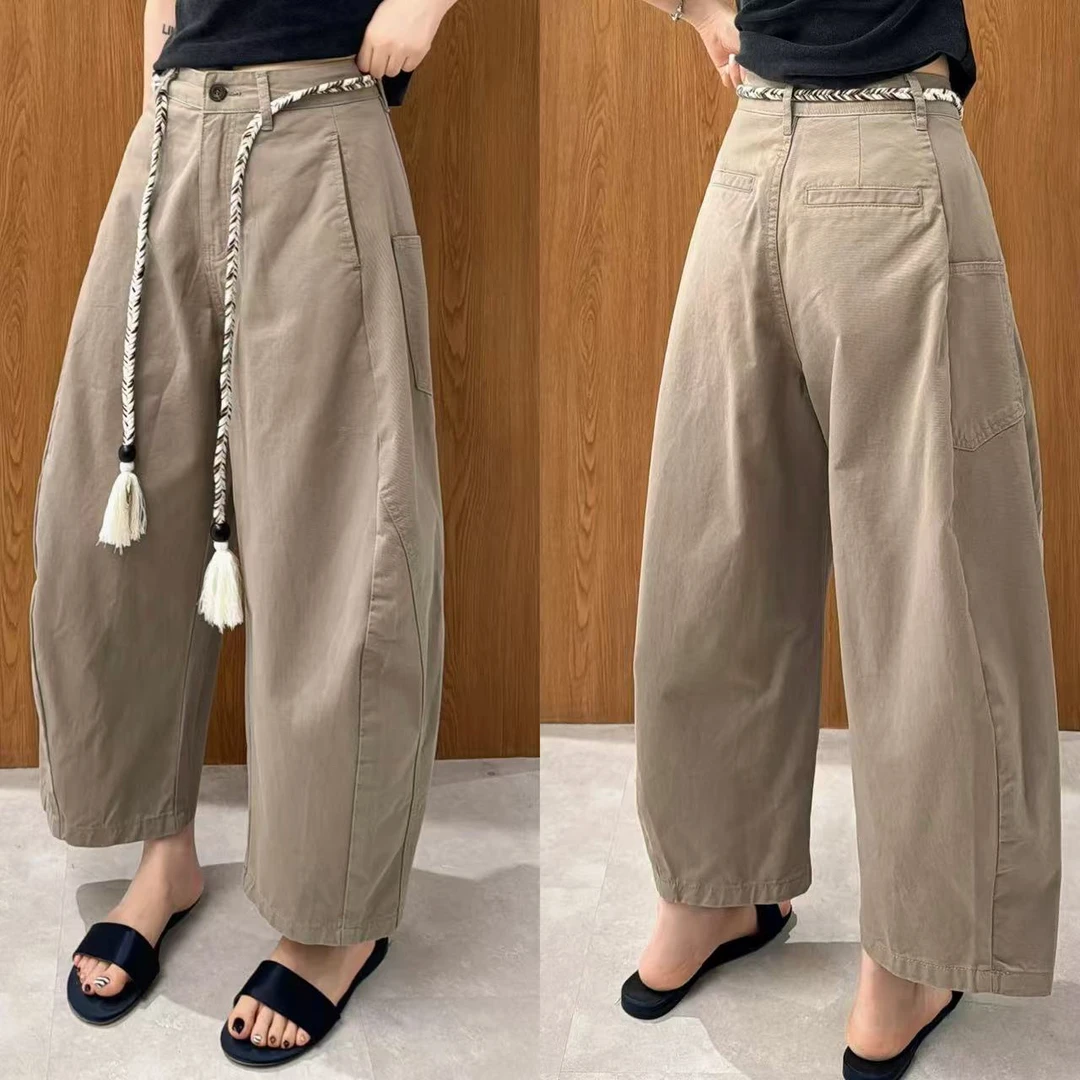 8737#SUOMALA@ 欧货 小个子哈伦裤 灯笼裤牛仔裤