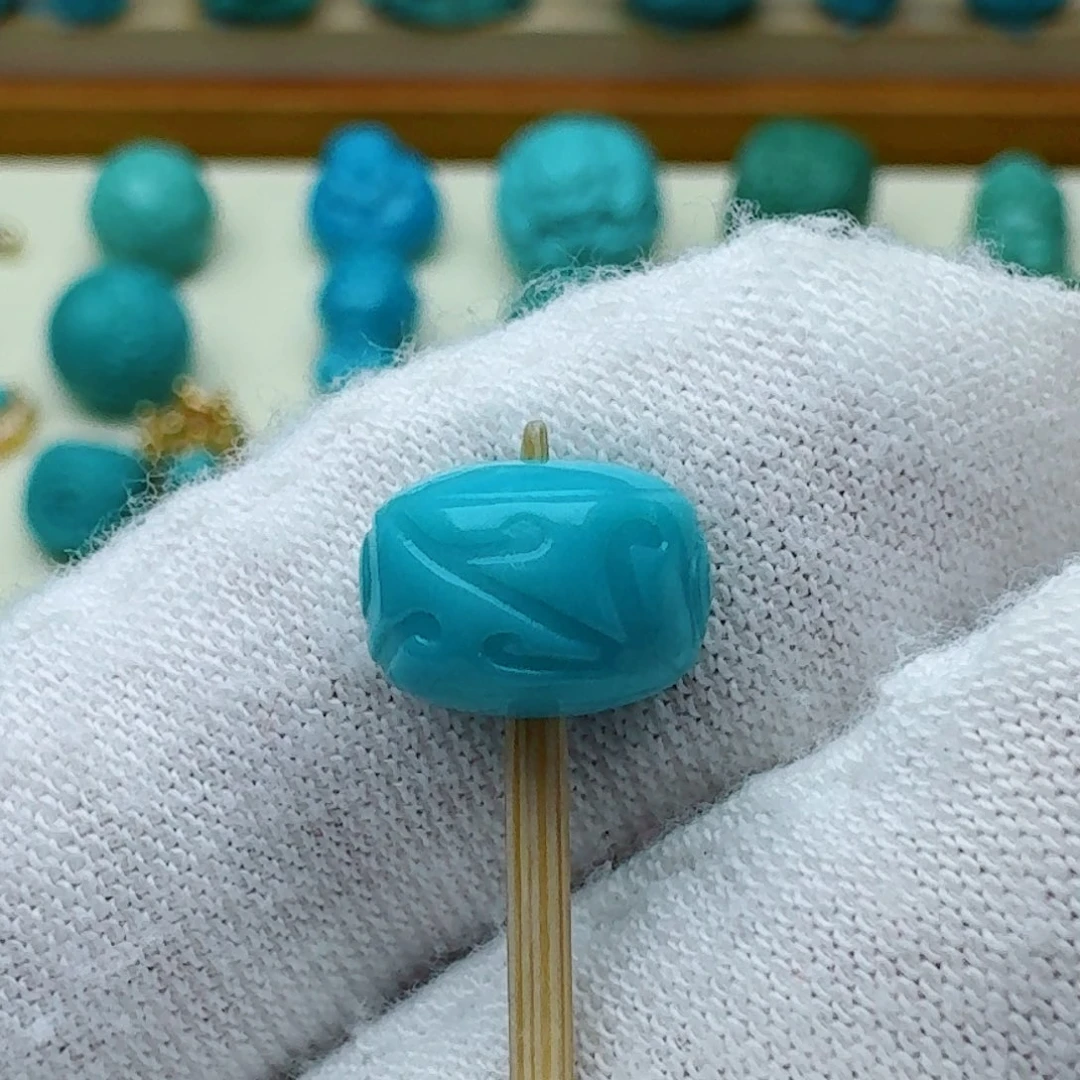 未镶嵌绿松石博古9.5