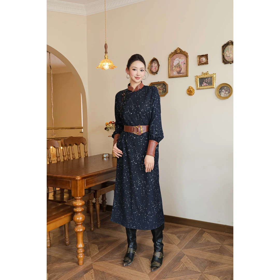 【蒙古丽人】【小店专属】图雅高级定制成衣系璀璨星河牛仔