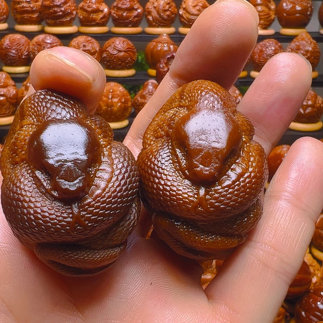 手串/手链橄榄核蛇王一对