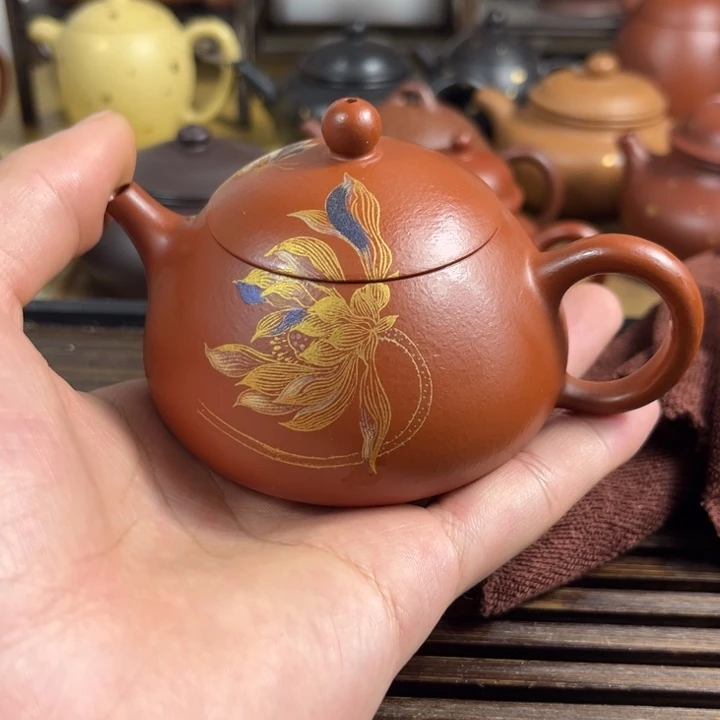 紫砂茶壶原矿紫砂半手工制作