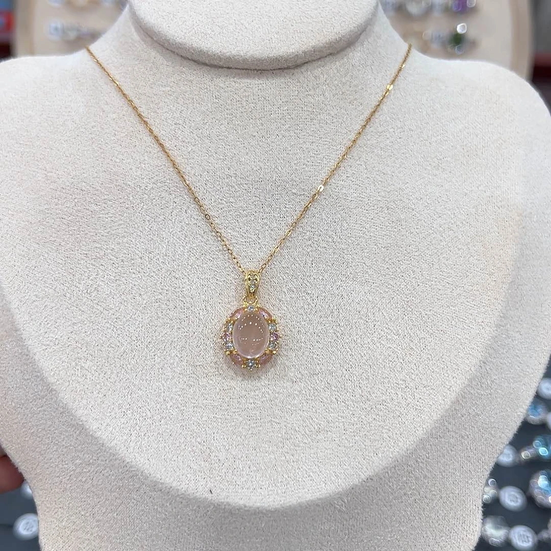 蛇纹石玉银S925镶嵌戒指